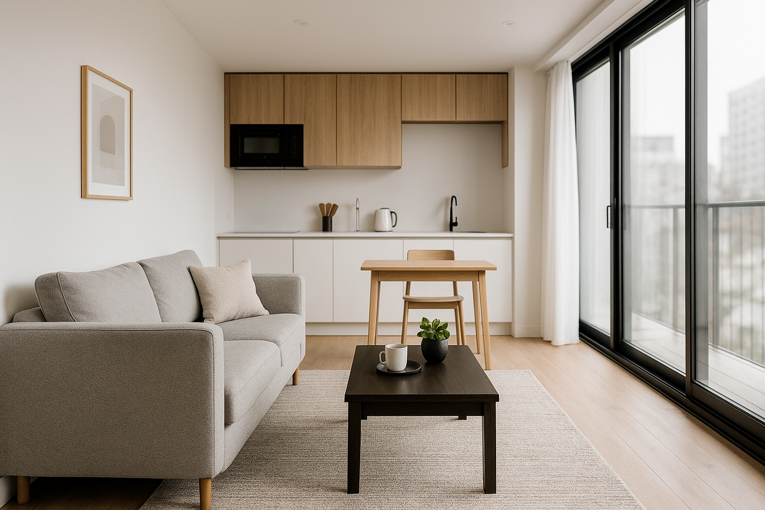 Möbliertes Apartment als flexible temporäre Wohnlösung